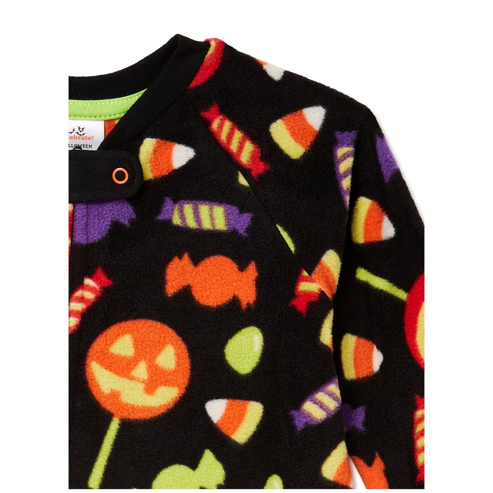 🎃🦇 Way to Celebrate Halloween One Piece Sleeper🦇🎃 - Picture 3 of 6